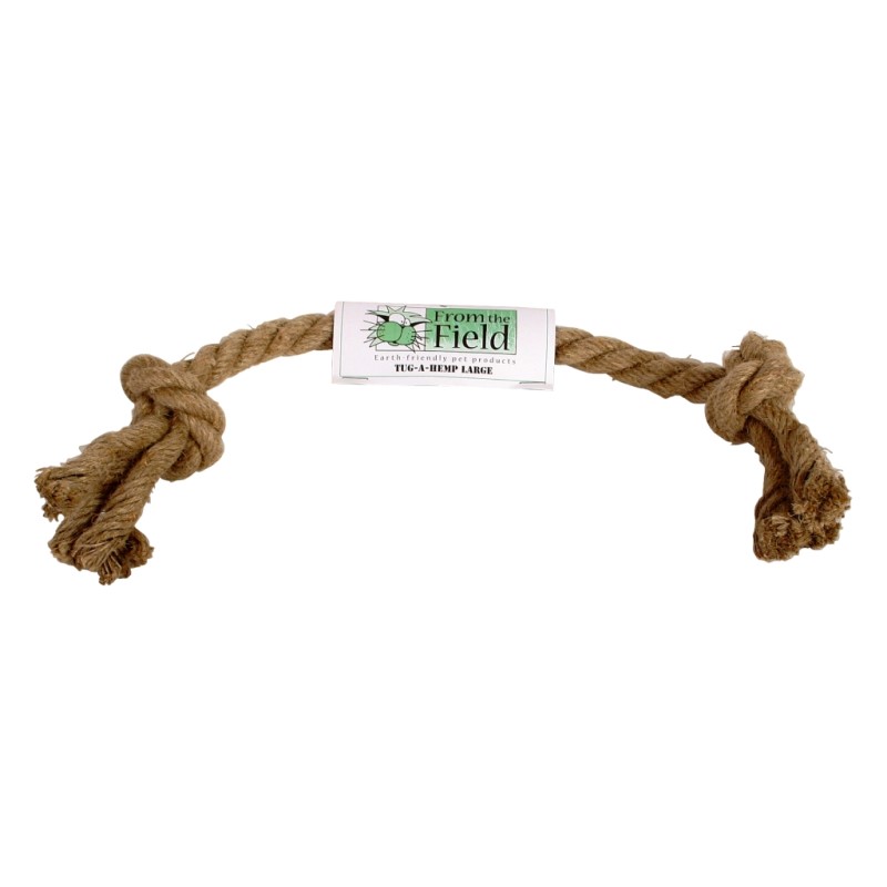 Tug-A-Hemp Large dog hemp rope large