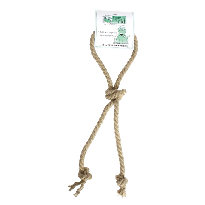 Tug-A-Hemp Loop Medium dog hemp rope loop medium